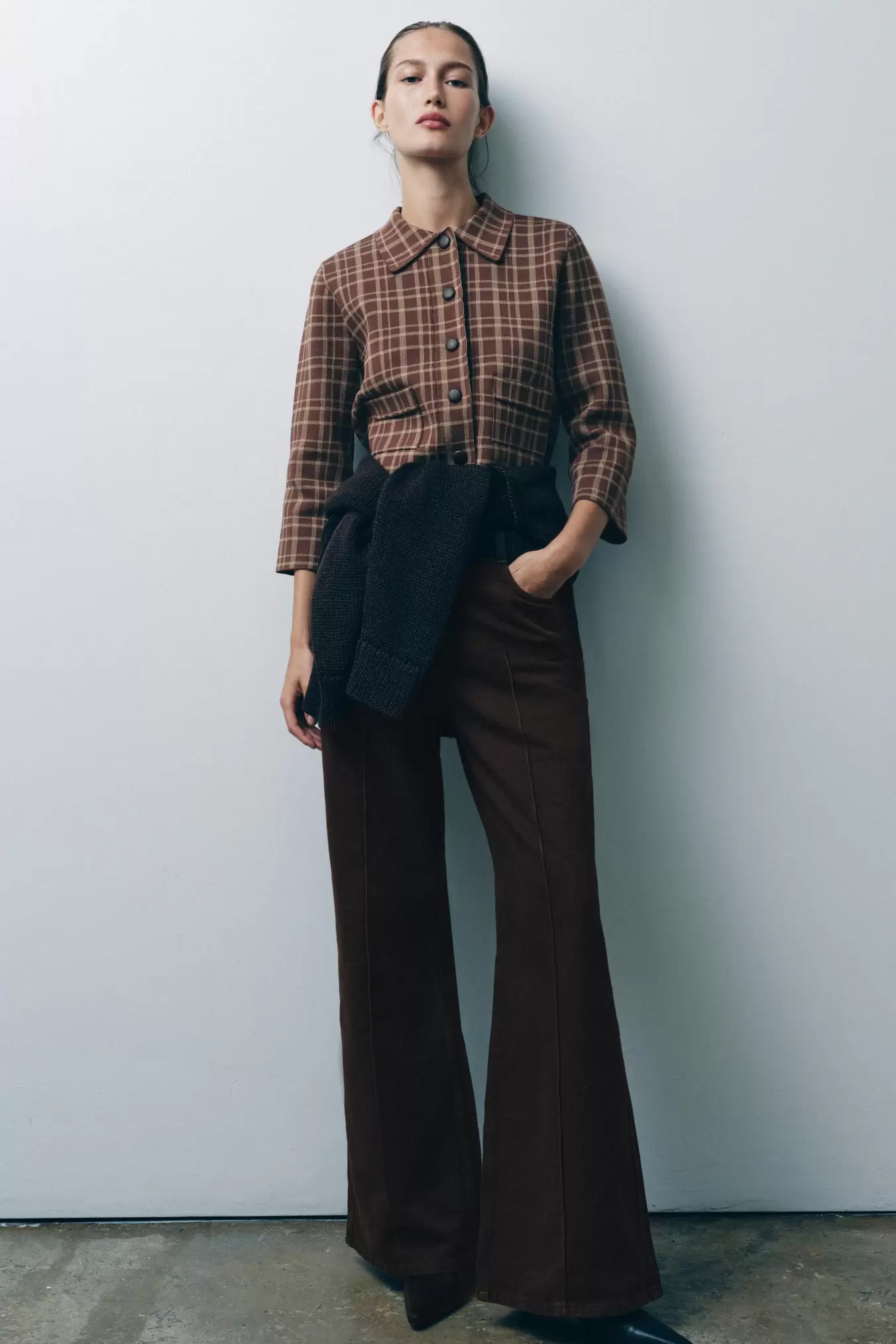 TRICOT JASJE MET RUITEN