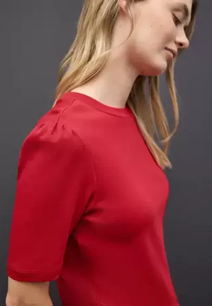 Basic Shirt met rimpels