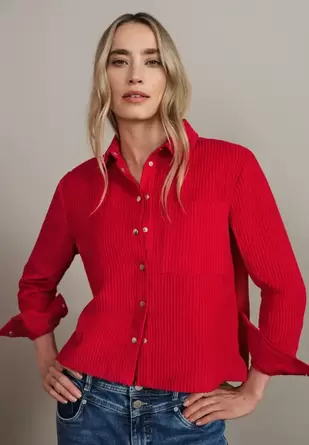 Corduroy overhemd blouse