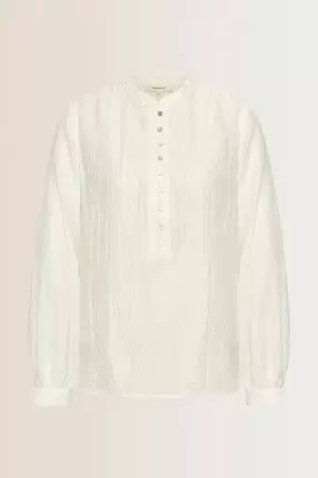 Blouse met pofmouwen