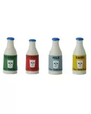 Het Muizenhuis - mini's - 4 melkflesjes