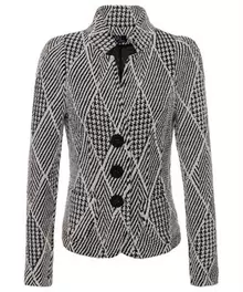 ML Collections blazer jacquard patroon