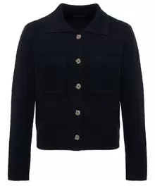 Giulia e Tu gebreide blazer wolmix
