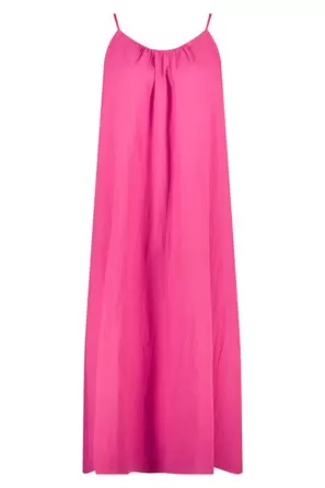 Maxi jurk met spaghettibandjes