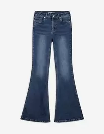Jeans - Uitlopende pasvorm - donkerblauw