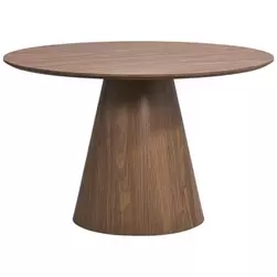 Eetkamertafel Louis - walnootkleur - &Oslash;120 cm