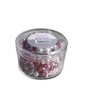 Glaskralen - 130 gram - warme kleuren