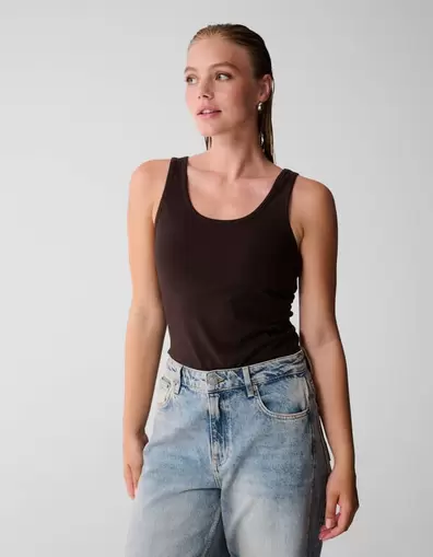 Basis Tanktop Bruin