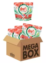 Dreft Platinum All-in-One Anti-Matt megabox 72 tabs