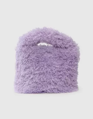 Fluffy Fur Tas Paars