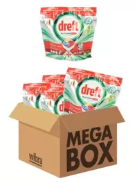 Dreft Platinum All-in-One Anti-Matt megabox 72 tabs
