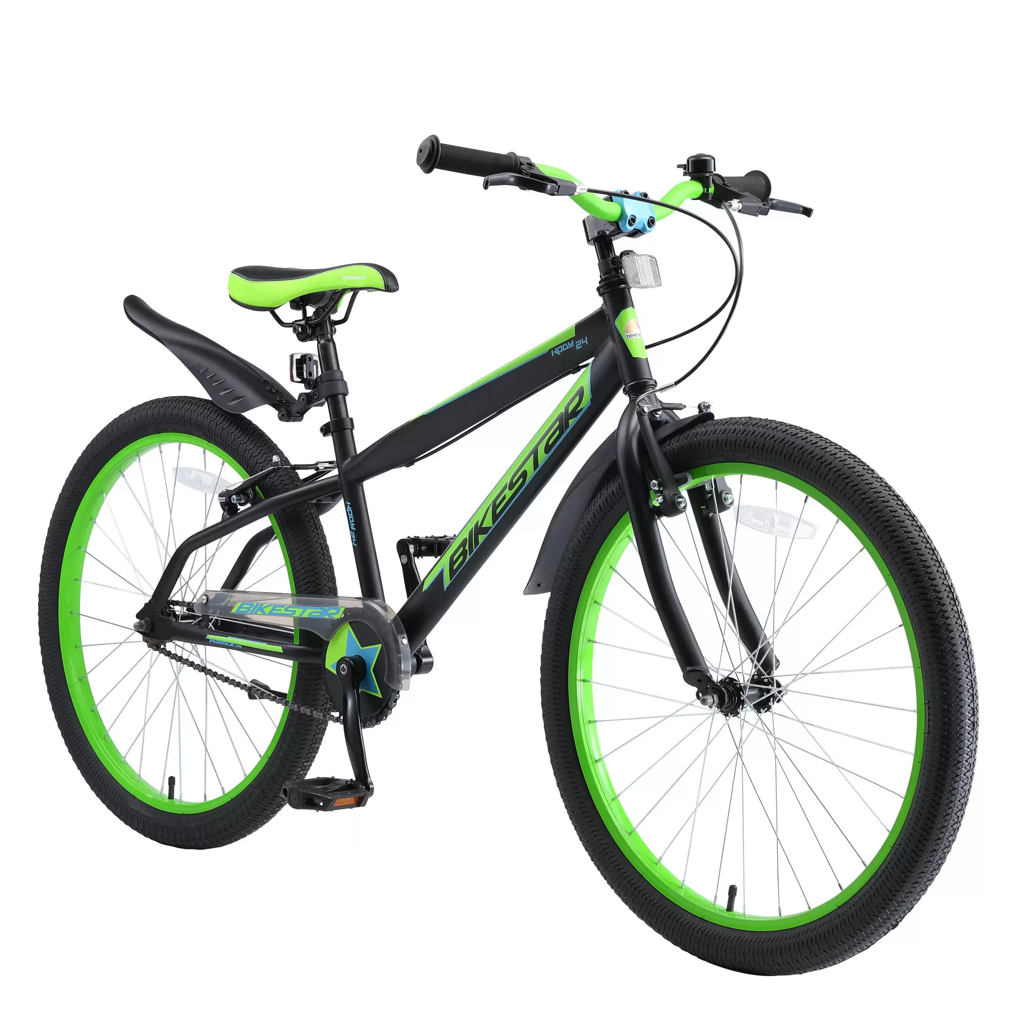 BIKESTAR Kinderfiets 24 inch vanaf 8 - 11 jaar, Urban Jungle