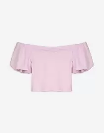 Blouseshirt - Pofmouwen - roze