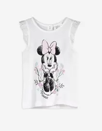 T-shirt - Minnie Mouse - wit