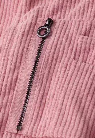 Zachte corduroy blouson