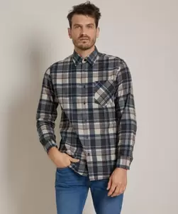 flanel overhemd met print