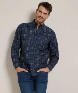 flanel overhemd met print