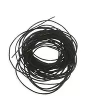 leren koord 1 mm - 4,5 meter zwart