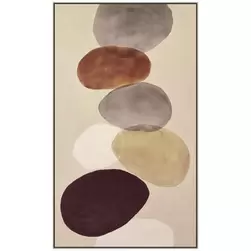 Schilderij gekleurde stenen - FCL - 118x70 cm