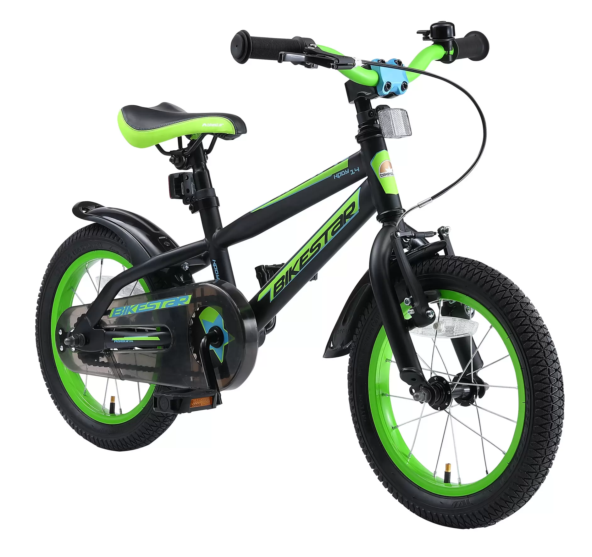 BIKESTAR Kinderfiets 14 inch vanaf 3 - 5 jaar, Urban Jungle