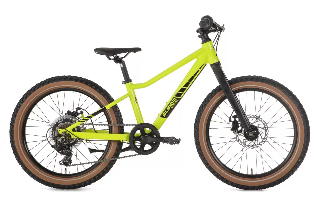 SUPERSUPER SuperSuper Xplore Kinder Mountainbike - 20 inch - 7 versnellingen - Geel/Groen