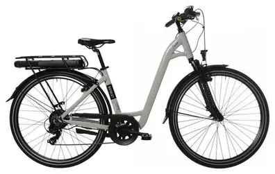BICYKLET Bicyklet Louison Elektrische Stadsfiets Shimano Tourney 6S 400 Wh 700 mm Grijs