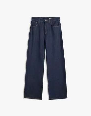 Straight wide leg jeans
