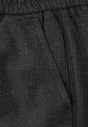 Gemêleerde broek met band