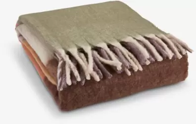 Plaid TUSENFRYD 130x180 blok mix