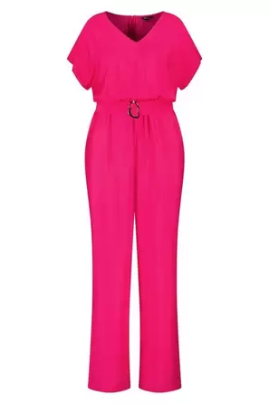 Jumpsuit met sierceintuur