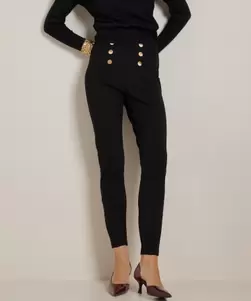 skinny fit broek punto knopen