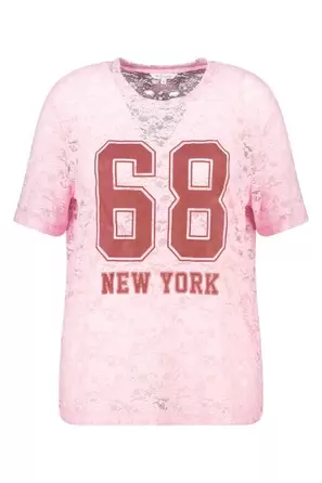 Sportief T-shirt van kant