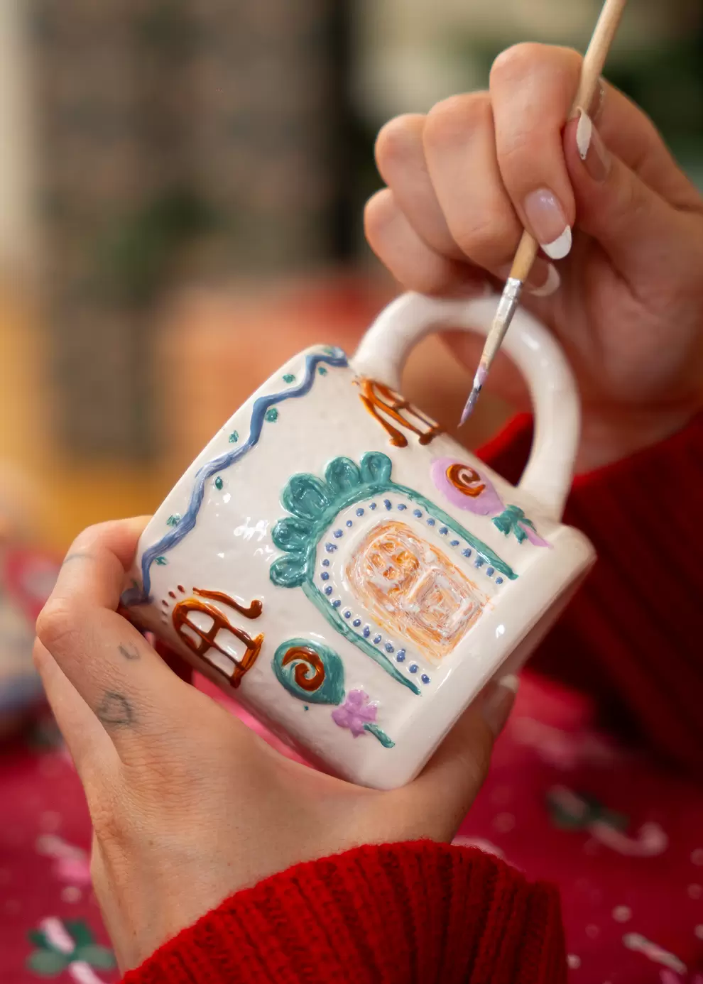 DIY huis mok - 300 ml