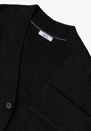 Vest met structuurdetails