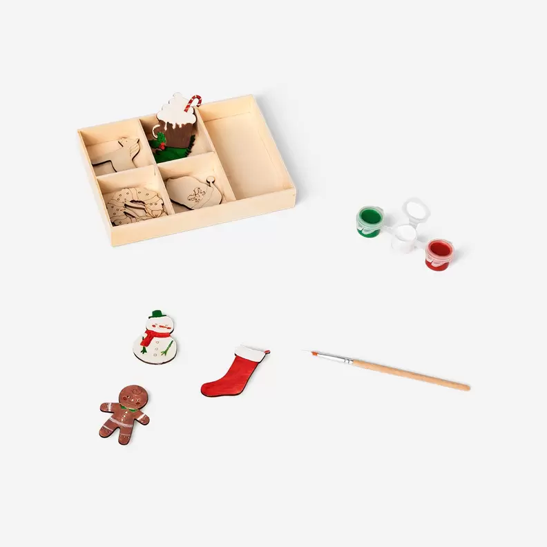 DIY houten Kerstversiering