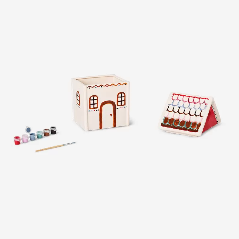 DIY peperkoekhuis koekjestrommel