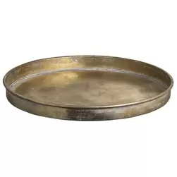 Dienblad Krist - goudkleurig - 4,2x&Oslash;47 cm