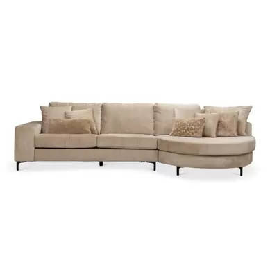 Loungebank Parijs 3 zits +Divan ovaal