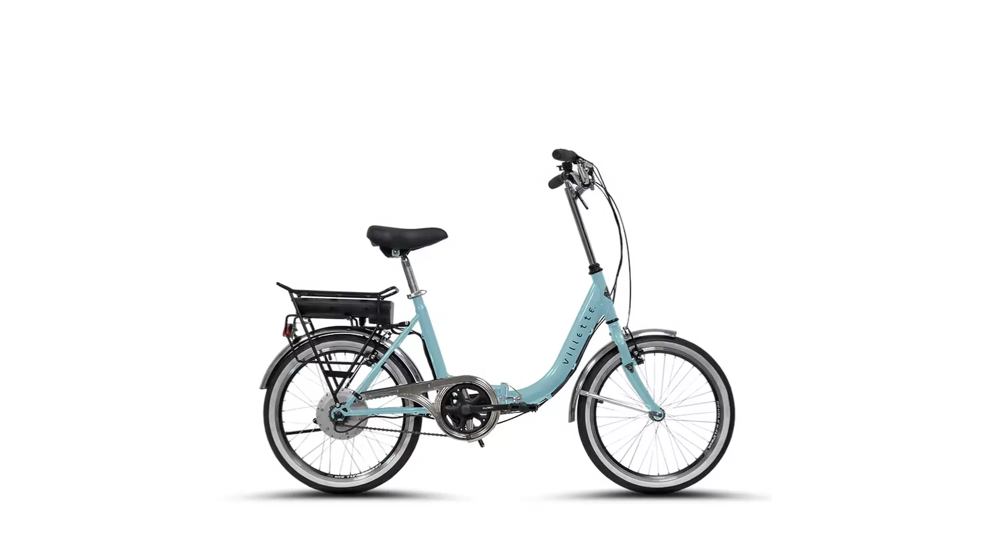 VILLETTE Elektrische vouwfiets 20 inch le Balade, lichtblauw