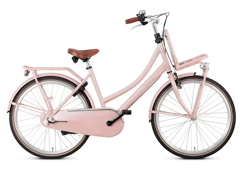 POPAL Popal Daily Dutch Basic+ N3 - Kinder Transportfiets - 26 inch - Zalmroze