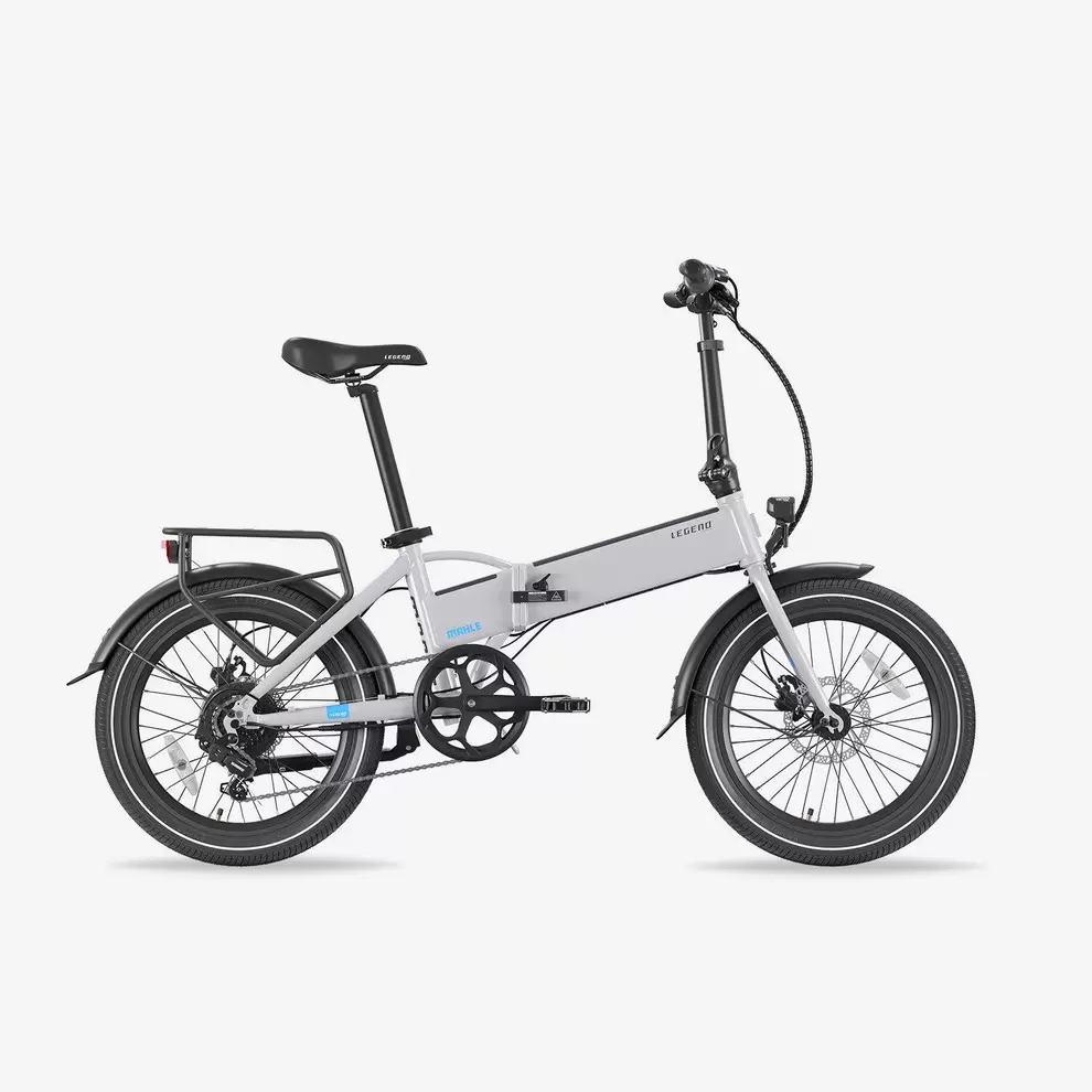 LEGEND E BIKES Elektrische vouwfiets 20" Smartbike - Legend Monza 14Ah Zilver