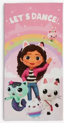 Badhanddoek GABBY'S DOLLHOUSE 70x140