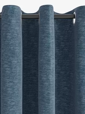 Gordijn NESVATN 1x140x300 chenille navy
