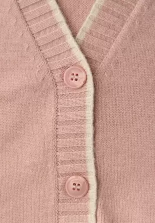 Vest met contrasterende details