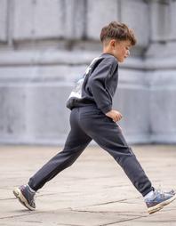 Peak Artwork Jogger Broek Donkergrijs