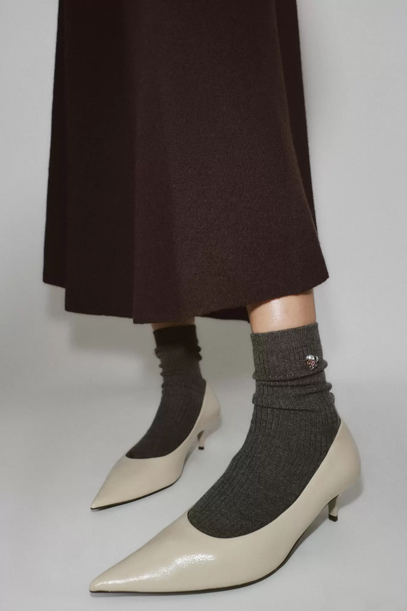 EFFEN SOKKEN MET KRISTALBLOEM