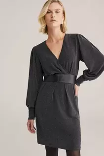 Jurk met glittergaren