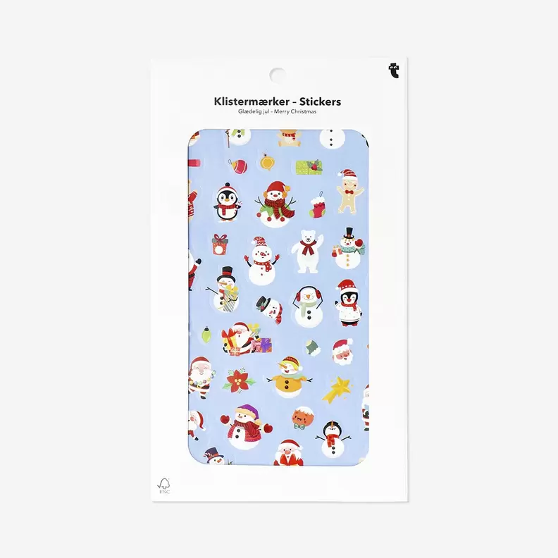 Kerstdag stickers