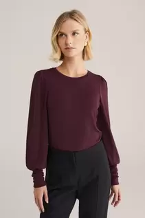 T-shirt met glittergaren