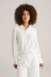 Blouse met glittergaren